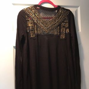 Duster cardigan with Jewel details